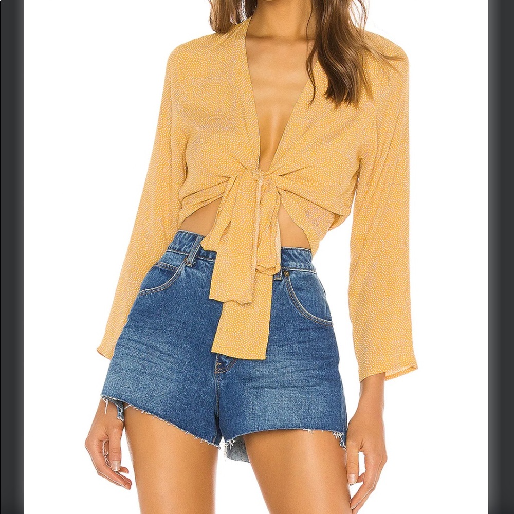 ROLLA’S Delilah Wrap Blouse